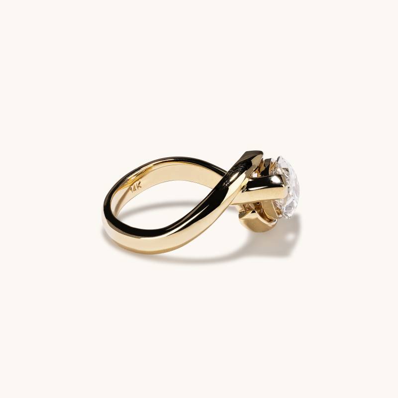 Stunning 3.02 CT Marquise Moissanite Engagement Ring with Solitaire Design 2