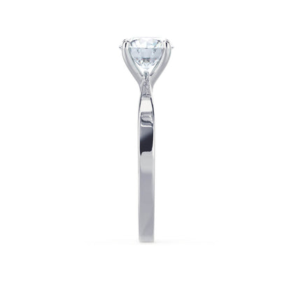 1.5 CT Round Solitaire Lab Grown Diamond Engagement Ring